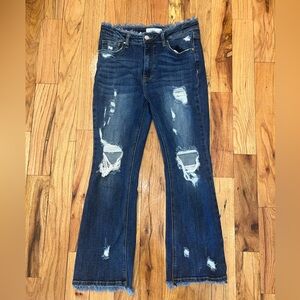 Risen kick cropped flares